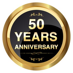 50 Year Anniversary Badge